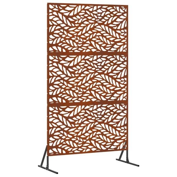 vidaXL Privacy Screen Grey 100 x 50 x 180 cm Weathering Steel