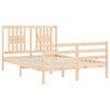 vidaXL Bed Frame without Mattress Small Double Solid Wood