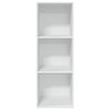 vidaXL Bookcase White 40x30x114 cm Engineered Wood