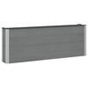 vidaXL Garden Raised Bed 2 pcs Black 200 x 30 x 72 cm