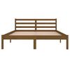 vidaXL Bed Frame without Mattress Solid Wood Pine 140x200cm Honey Brown