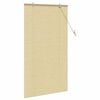 vidaXL Roller Blind with Curtains Manual Nature 90 x 160 cm Bamboo