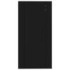 vidaXL Wall Mounted TV Cabinet Black 40x34,5x80 cm