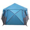vidaXL Instant Tent Folding ALTA Blue 458 x 458 x 230 cm Steel