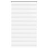 vidaXL Zebra blind 100.9x175 cm Fabric Width 96.7 cm white