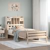 vidaXL Bookcase Bed without Mattress 100x200cm Solid Wood Pine