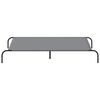 vidaXL Elevated Dog Bed Grey 150x90x20 cm Oxford Fabric and Steel