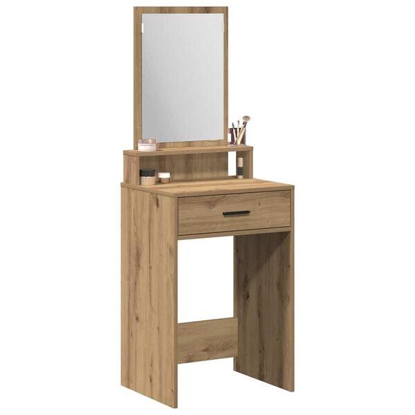 vidaXL Dressing Table Artisan Oak 50 x 41 x 140 cm Engineered Wood