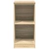 vidaXL Garage Storage Cabinet Sonoma Oak 40x51x85 cm Solid Wood Pine