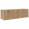 vidaXL TV Cabinet Set Wall-mounted 8 pcs Artisan Oak Engineered Wood