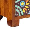 vidaXL Shoe Cabinet Multicolour 90 x 35 x 40 cm Solid Acacia Wood