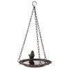 HI Hanging Bird Bath 20.5 cm Brown
