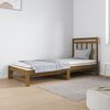vidaXL Pull-out Day Bed without Mattress Honey Brown 2x(90x190) cm