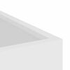 vidaXL Garden Planter White 32 x 32 x 40 cm Cold-rolled steel