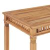 vidaXL Garden Dining Table 120x65x80 cm Solid Teak Wood