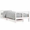 vidaXL Kids Bed Frame with Drawers White 80x200 cm Solid Wood Pine