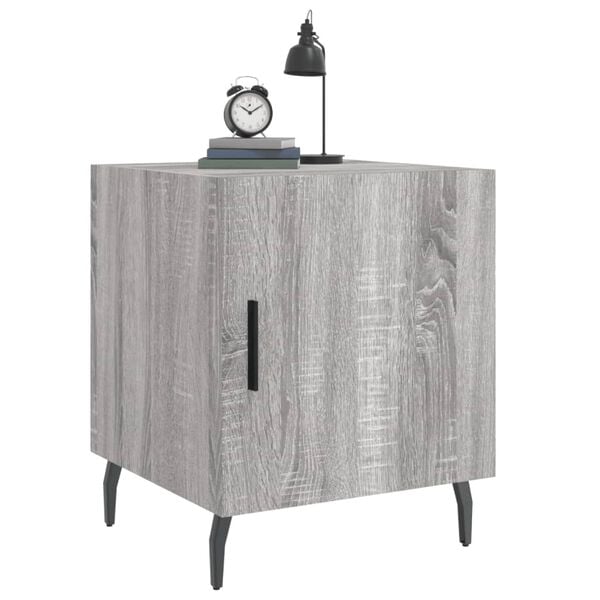 vidaXL Bedside Cabinets 2 pcs Grey Sonoma 40x40x50 cm Engineered Wood