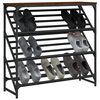 vidaXL Shoe Rack Brown Oak 90x30x85 cm Engineered Wood