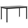 vidaXL Dining Tables 140 x 80 x 75 cm Engineered Wood Grey Sonoma