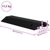 vidaXL Bridge Threshold Ramps 2 pcs 80x40x8 cm Rubber