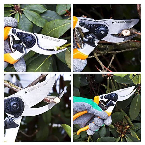 GR&Uuml;NTEK Bypass Pruning Shears Z-25 for Left Handers 215 mm