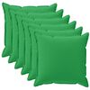 vidaXL Cushion Cover 6 pcs HOUTEN Green 35 x 35 cm Polyester