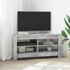 vidaXL Corner TV Cabinet Concrete Grey 102 x 40.5 x 45 cm