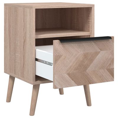 Finori Bedside Cabinet Lusk 61A Sonoma Oak 38.5x38.5x57 cm