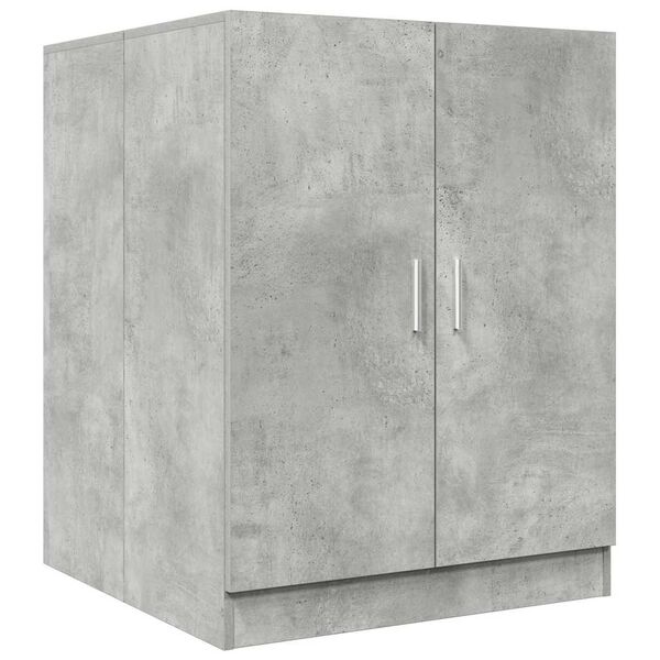 vidaXL Washing Machine Cabinet Concrete Grey 70.5x71.5x91.5 cm
