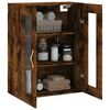 vidaXL Wall Mounted Cabinet Smoked Oak 69.5x34x90 cm