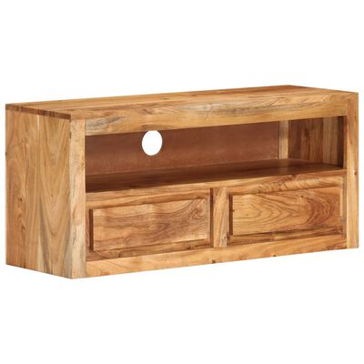 vidaXL TV Cabinet 88x30x40 cm Solid Wood Acacia