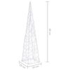 vidaXL Acrylic Decorative LED Light Cone Blue 60 cm