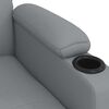 vidaXL Recliner Chair Light Grey Fabric