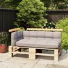 vidaXL Backrests for Pallet Sofa 2 pcs 110/70 cm Solid Pine Wood