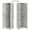 vidaXL Highboard Concrete Grey 35 x 39 x 168 cm
