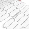 vidaXL Decorative Stickers 10 pcs White Grey 30 x 30 x 0.8 cm