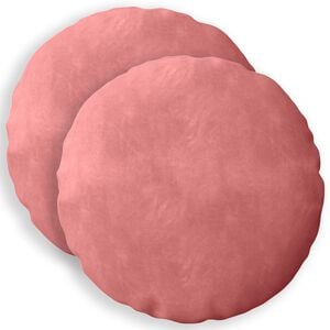 vidaXL Cushion with Pillow HEERLEN 2 pcs Pink Velvet