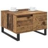 vidaXL Coffee Table Old Wood 55 x 55 x 36.5 cm Engineered Wood