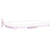 vidaXL Table Top 60x40x2.5 cm Rectangular Solid Wood Beech