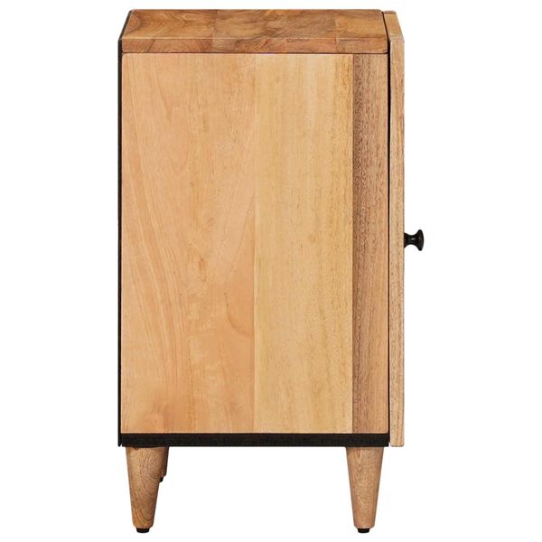 vidaXL Bathroom Cabinet Natural 38 x 33.5 x 58 cm Solid Mango Wood