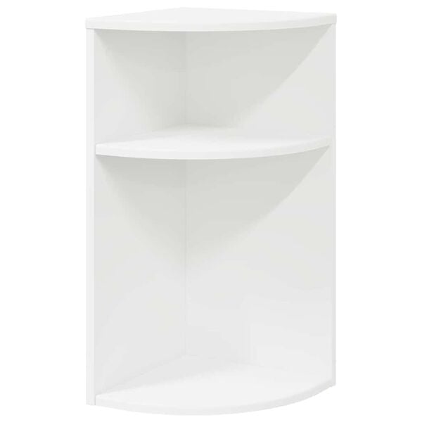 vidaXL End Table White 29.6 x 29.6 x 60 cm Engineered Wood