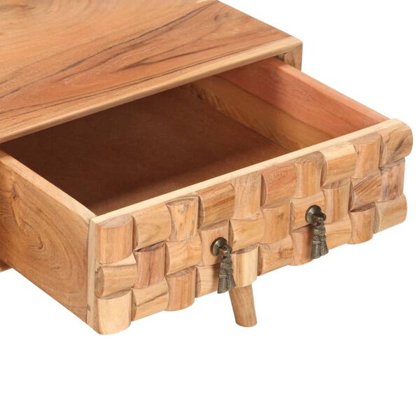 vidaXL Coffee Table 110x50x35 cm Solid Acacia Wood