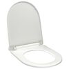 vidaXL Soft-close Toilet Seat with Quick-release Design White