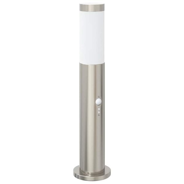 vidaXL Bollard Light with Sensor 50 cm Stainless Steel IP44