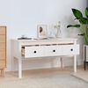 vidaXL Coffee Table White 102x49x55 cm Solid Wood Pine