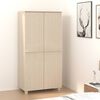 vidaXL Wardrobe HAMAR Honey Brown 89x50x180 cm Solid Wood Pine