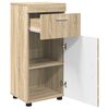 vidaXL Bathroom Cabinet Set TULUM Sonoma Oak 37 x 31.5 x 82 cm