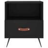 vidaXL Bedside Cabinets 2 pcs Black 40x35x47.5 cm Engineered Wood
