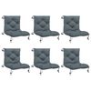 vidaXL 6-Piece Pallet Cushions VIANEN 6 pcs 100% Polyester Blue