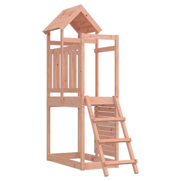 vidaXL Play Tower Brown 110.5 x 52.5 x 214 cm Solid Douglas Wood